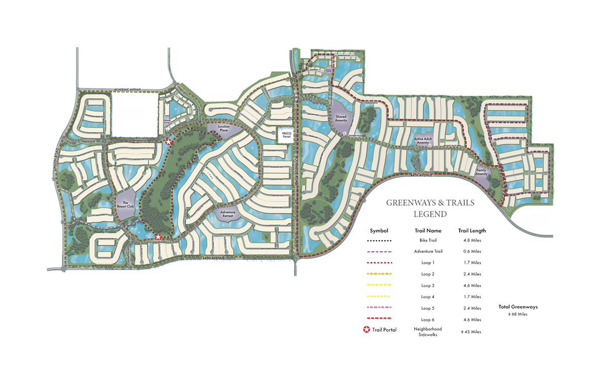 Greenways & Trails site plan